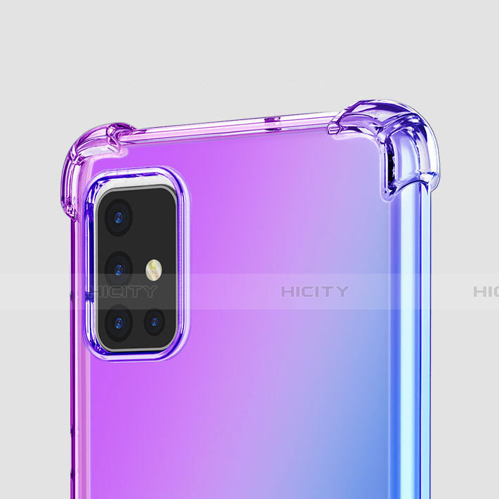 Funda Silicona Ultrafina Carcasa Transparente Gradiente para Samsung Galaxy A51 4G