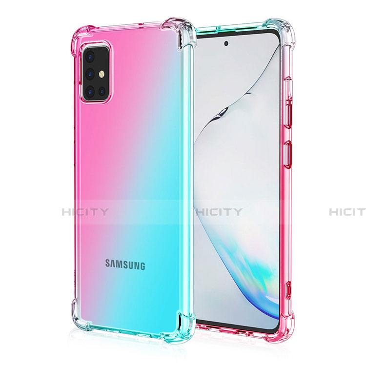 Funda Silicona Ultrafina Carcasa Transparente Gradiente para Samsung Galaxy A51 4G