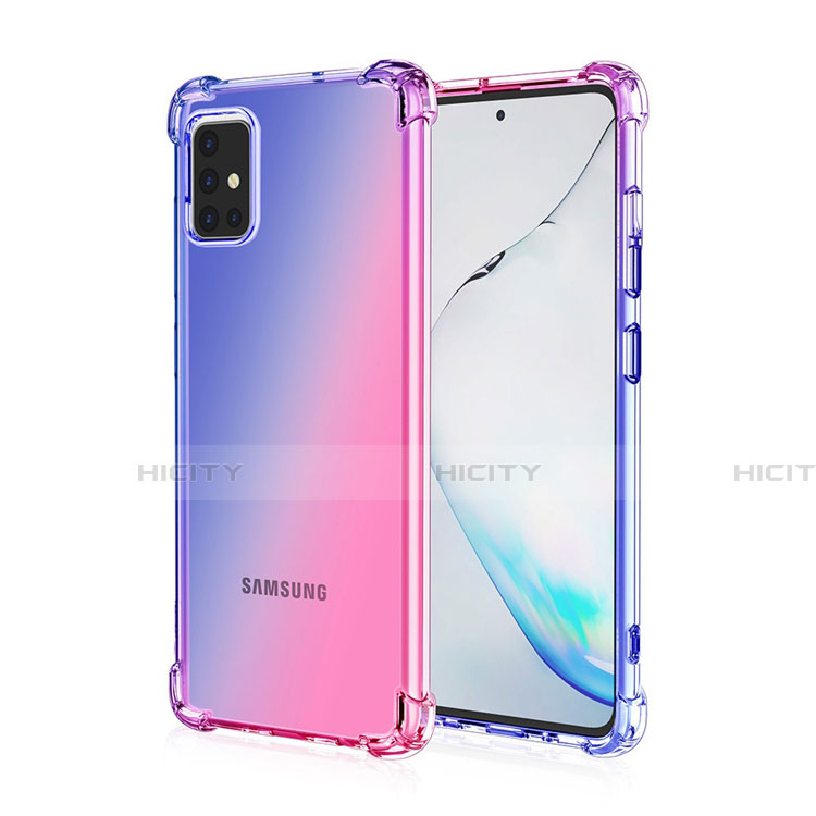 Funda Silicona Ultrafina Carcasa Transparente Gradiente para Samsung Galaxy A51 4G