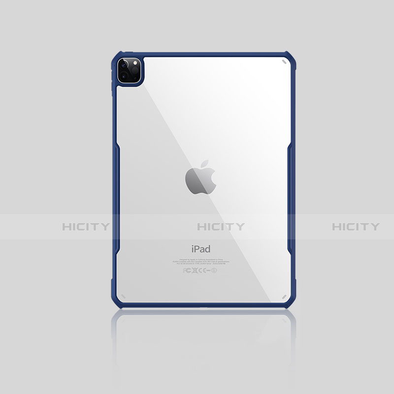 Funda Silicona Ultrafina Carcasa Transparente H01 para Apple iPad Pro 11 (2020) Azul