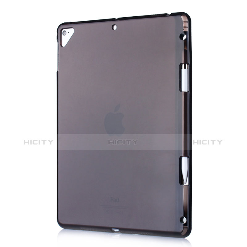 Funda Silicona Ultrafina Carcasa Transparente H01 para Apple New iPad 9.7 (2017) Negro