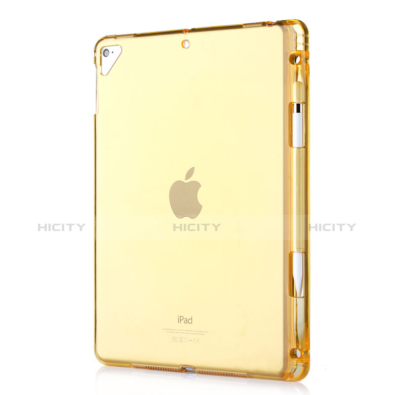 Funda Silicona Ultrafina Carcasa Transparente H01 para Apple New iPad 9.7 (2018) Oro