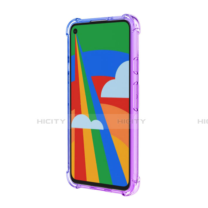 Funda Silicona Ultrafina Carcasa Transparente H01 para Google Pixel 5