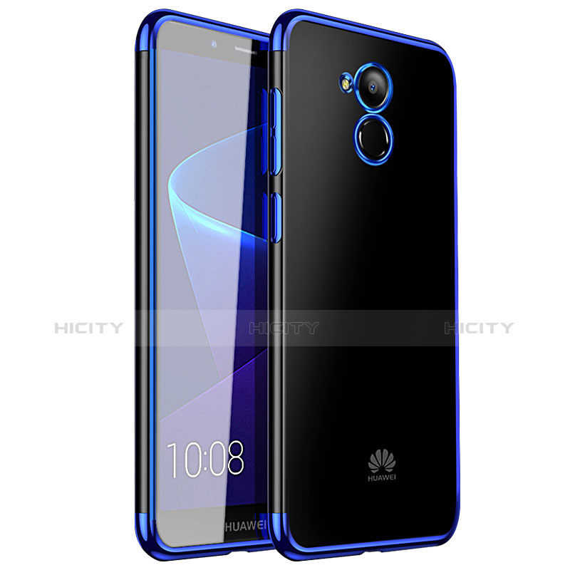 Funda Silicona Ultrafina Carcasa Transparente H01 para Huawei Enjoy 6S Azul