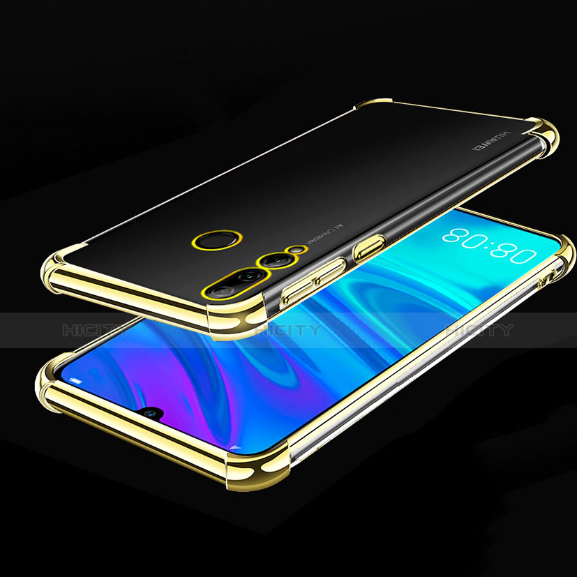 Funda Silicona Ultrafina Carcasa Transparente H01 para Huawei Enjoy 9s Oro