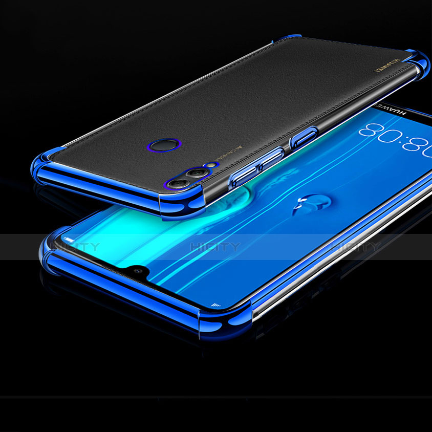 Funda Silicona Ultrafina Carcasa Transparente H01 para Huawei Enjoy Max Azul