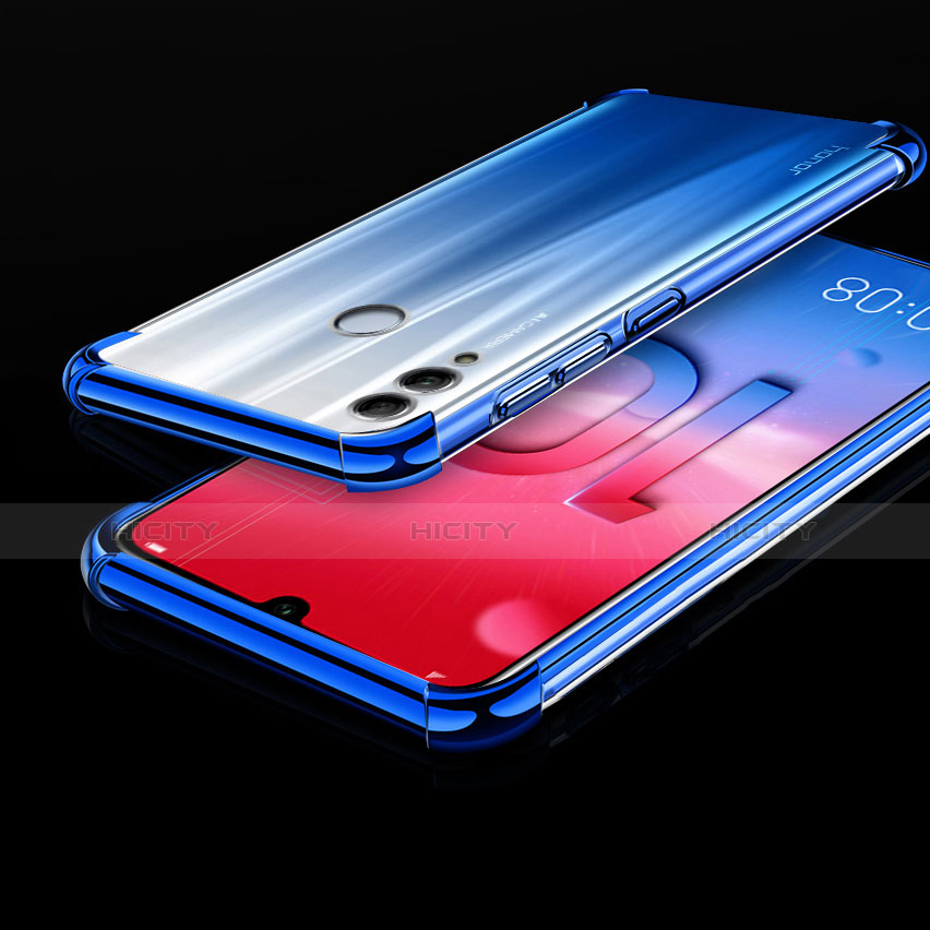 Funda Silicona Ultrafina Carcasa Transparente H01 para Huawei Honor 10 Lite Azul