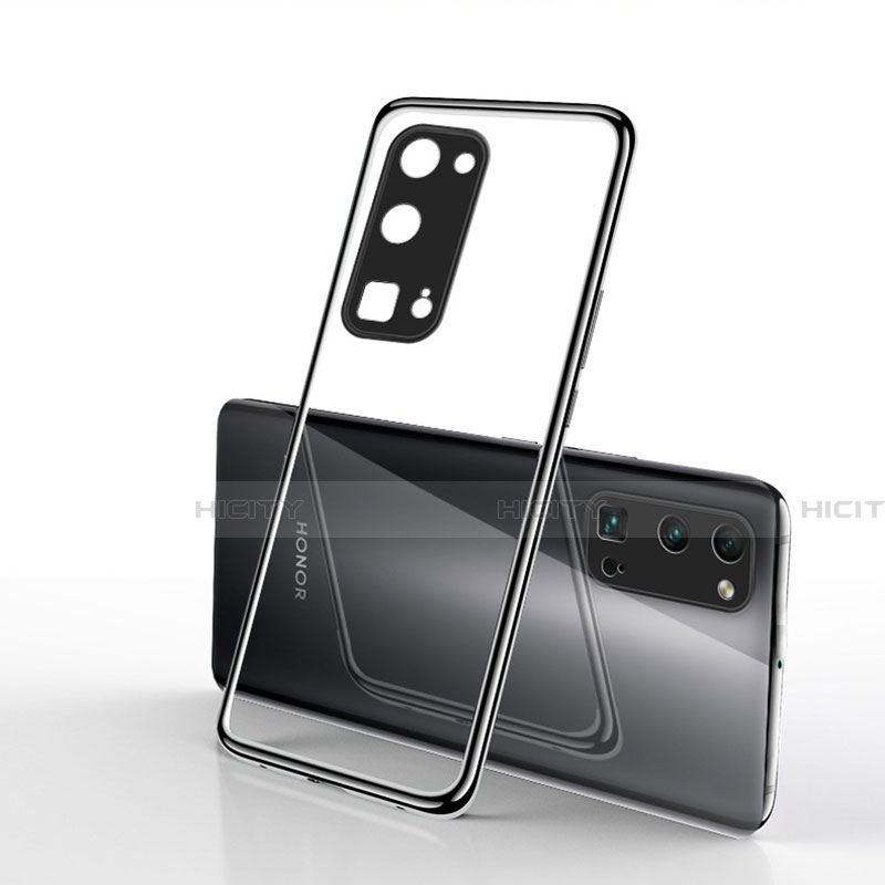 Funda Silicona Ultrafina Carcasa Transparente H01 para Huawei Honor 30 Pro Negro