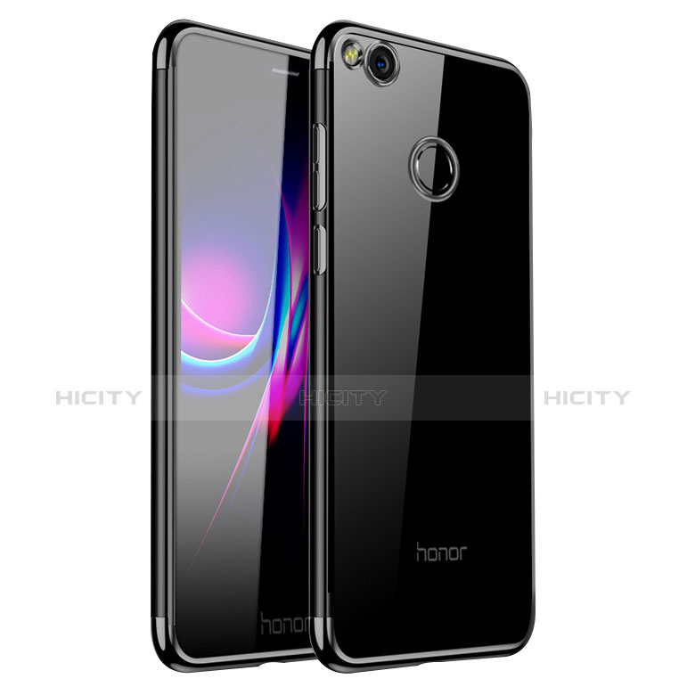 Funda Silicona Ultrafina Carcasa Transparente H01 para Huawei Honor 8 Lite Negro