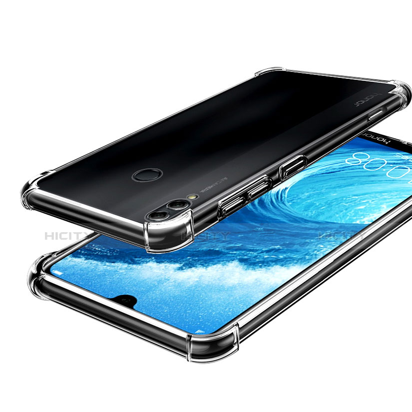 Funda Silicona Ultrafina Carcasa Transparente H01 para Huawei Honor 8X Max Claro