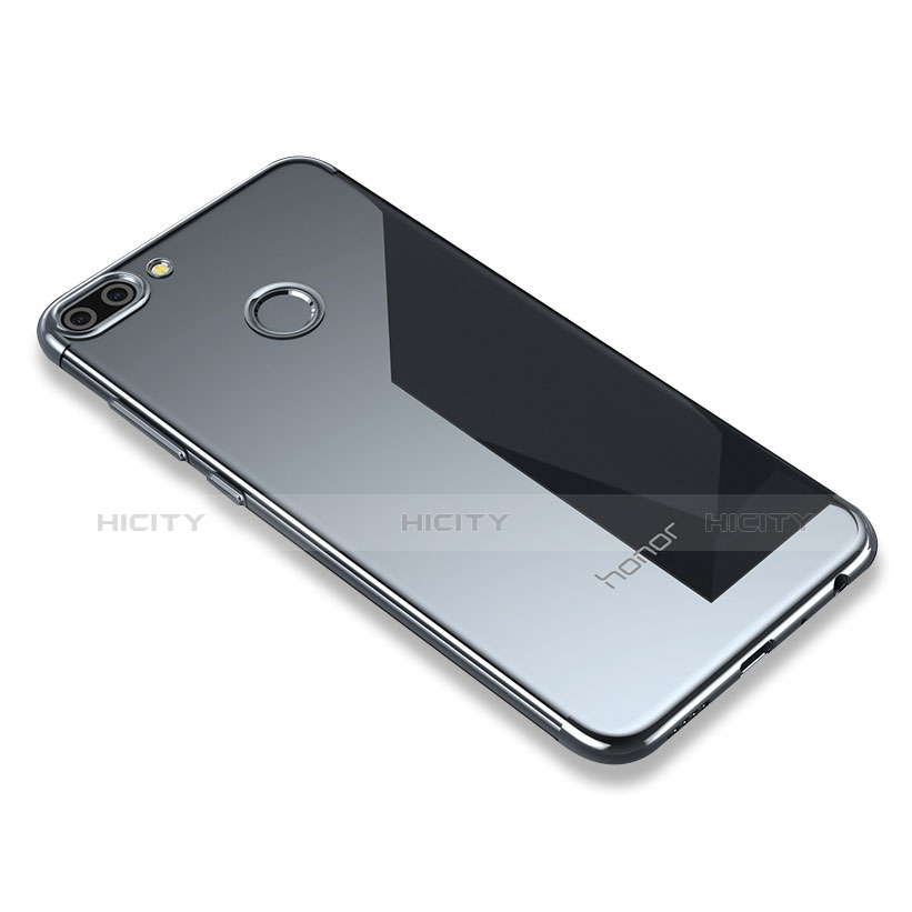 Funda Silicona Ultrafina Carcasa Transparente H01 para Huawei Honor 9i Gris