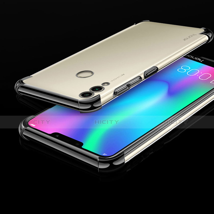 Funda Silicona Ultrafina Carcasa Transparente H01 para Huawei Honor Play 8C Negro