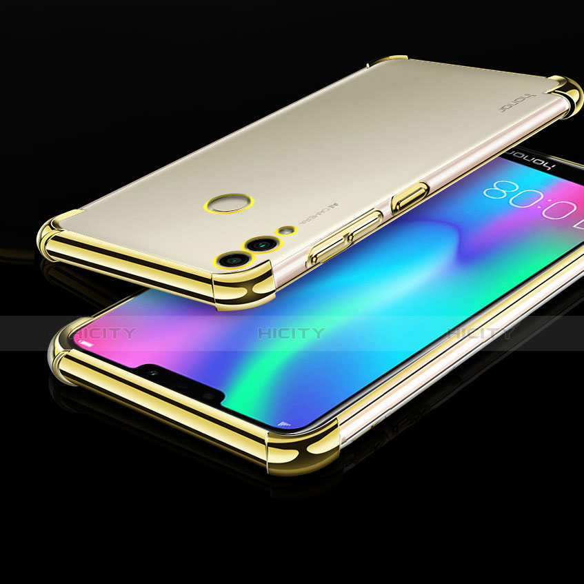 Funda Silicona Ultrafina Carcasa Transparente H01 para Huawei Honor Play 8C Oro