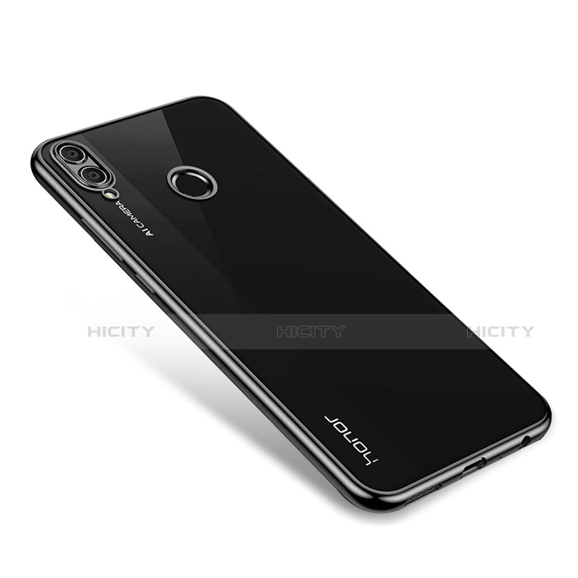 Funda Silicona Ultrafina Carcasa Transparente H01 para Huawei Honor V10 Lite Negro