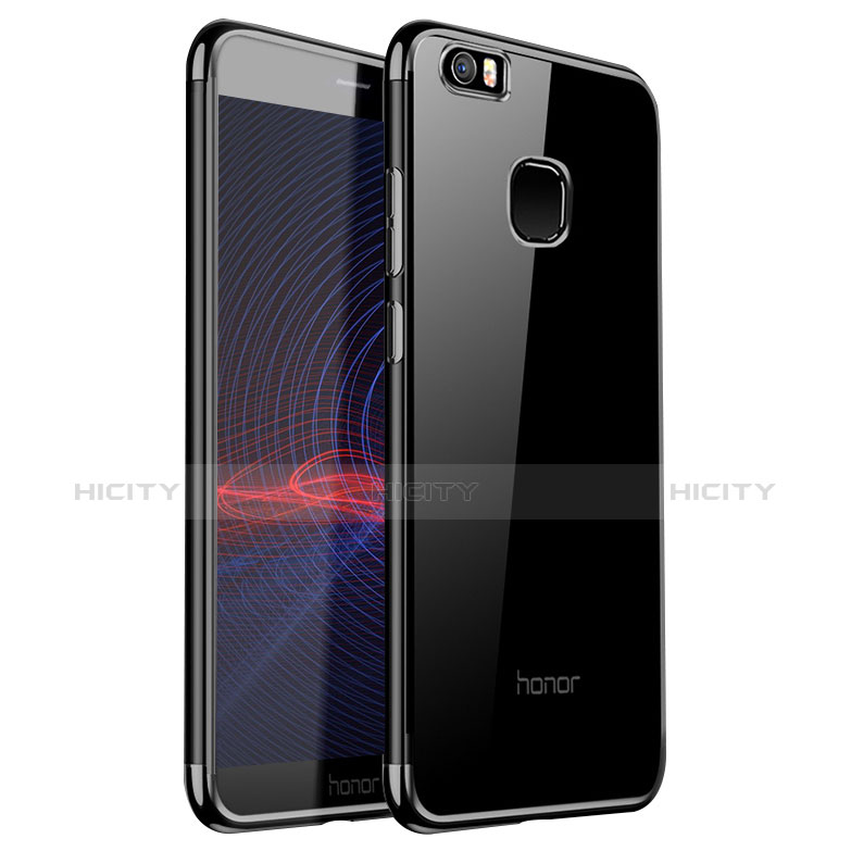 Funda Silicona Ultrafina Carcasa Transparente H01 para Huawei Honor V8 Max Negro