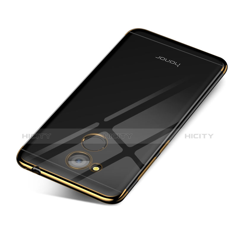 Funda Silicona Ultrafina Carcasa Transparente H01 para Huawei Honor V9 Play Oro