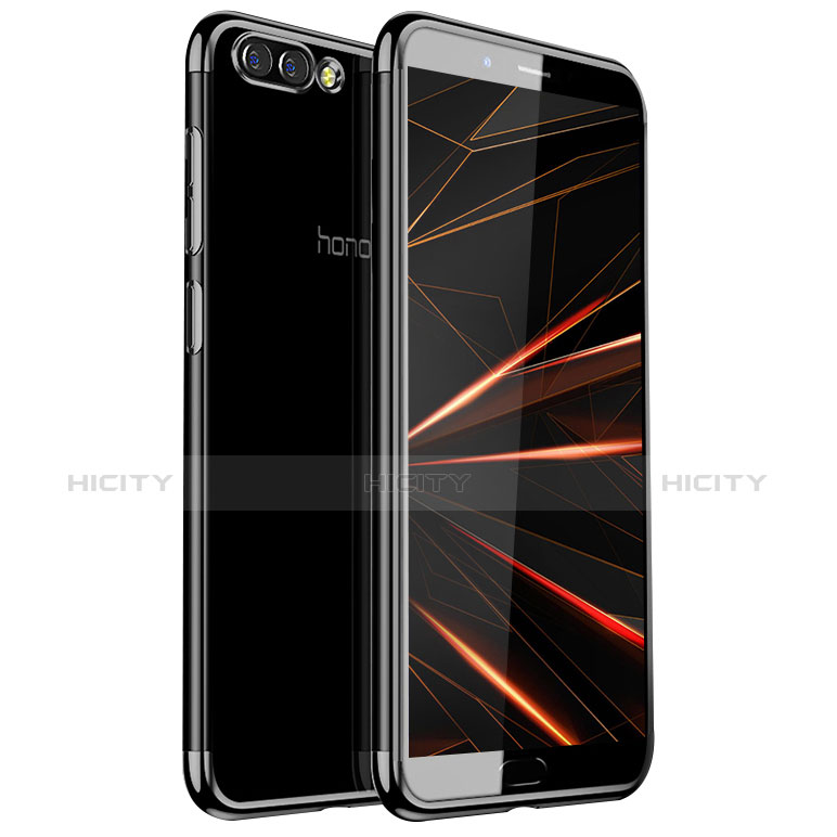 Funda Silicona Ultrafina Carcasa Transparente H01 para Huawei Honor View 10 Negro