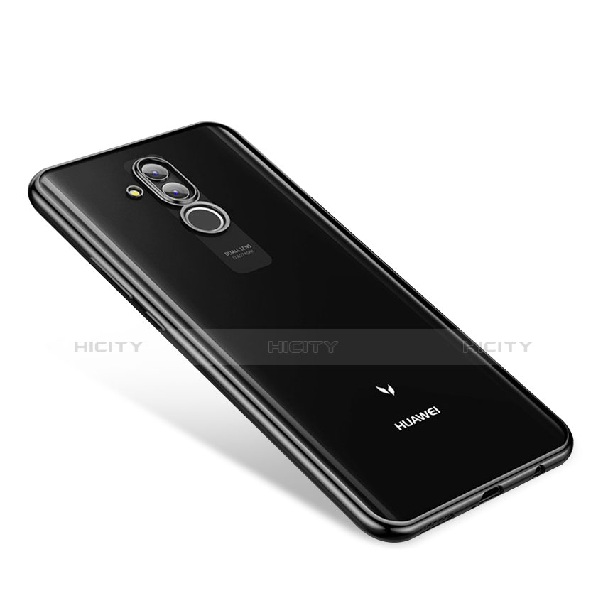 Funda Silicona Ultrafina Carcasa Transparente H01 para Huawei Mate 20 Lite Negro