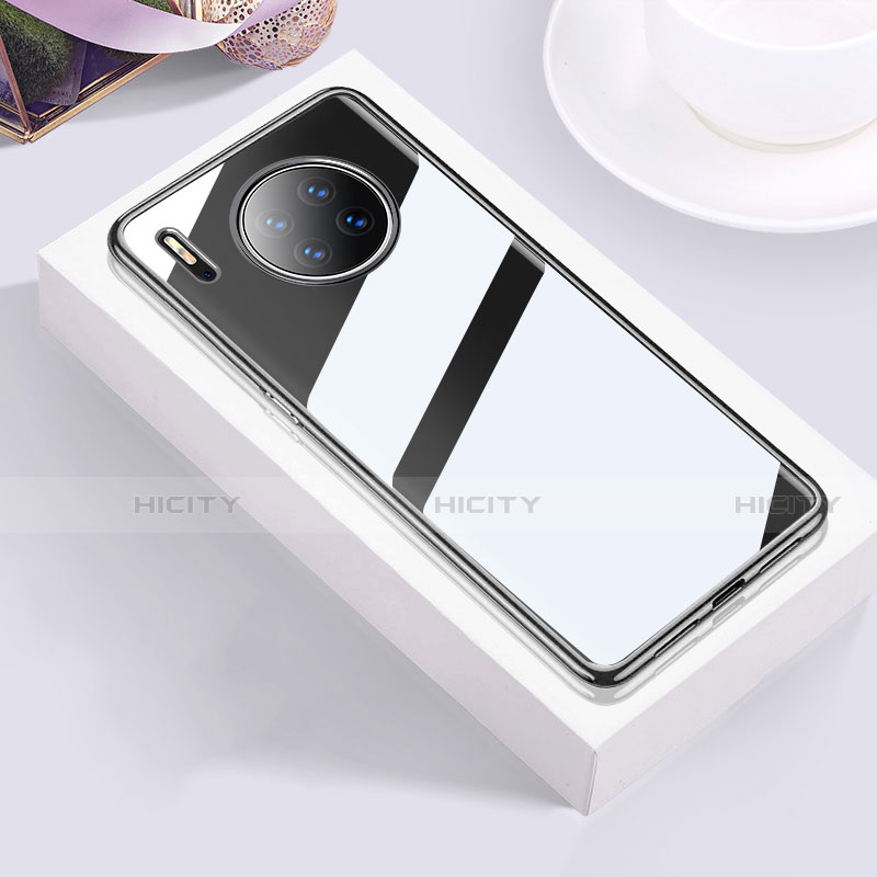 Funda Silicona Ultrafina Carcasa Transparente H01 para Huawei Mate 30 5G Negro