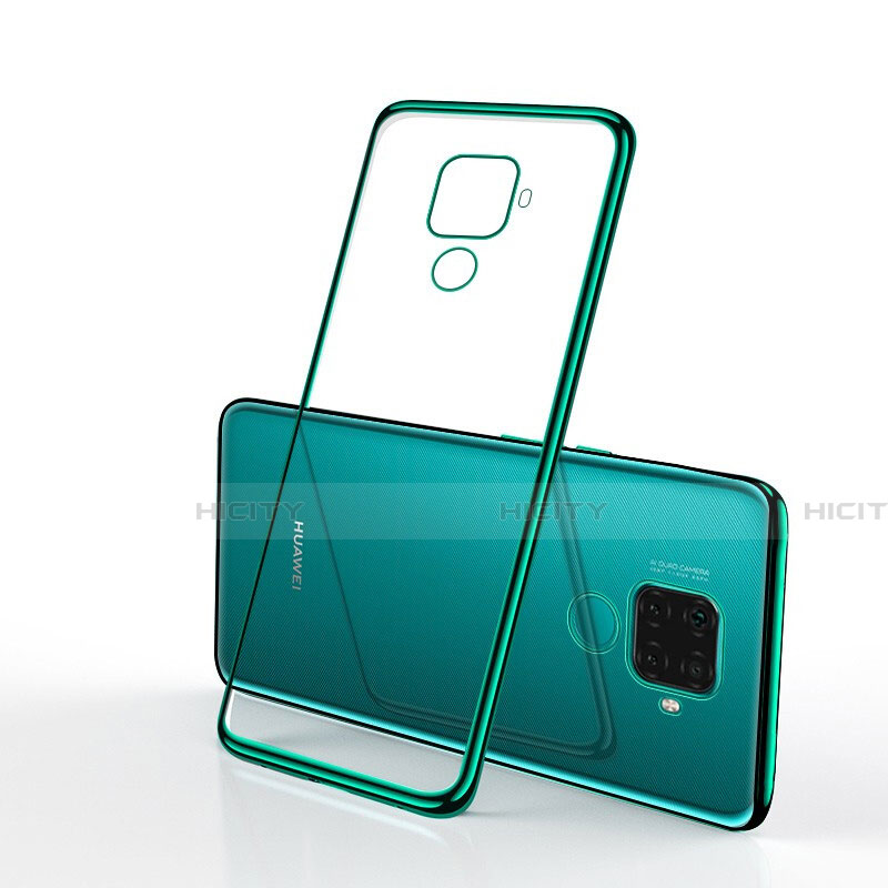 Funda Silicona Ultrafina Carcasa Transparente H01 para Huawei Mate 30 Lite Verde