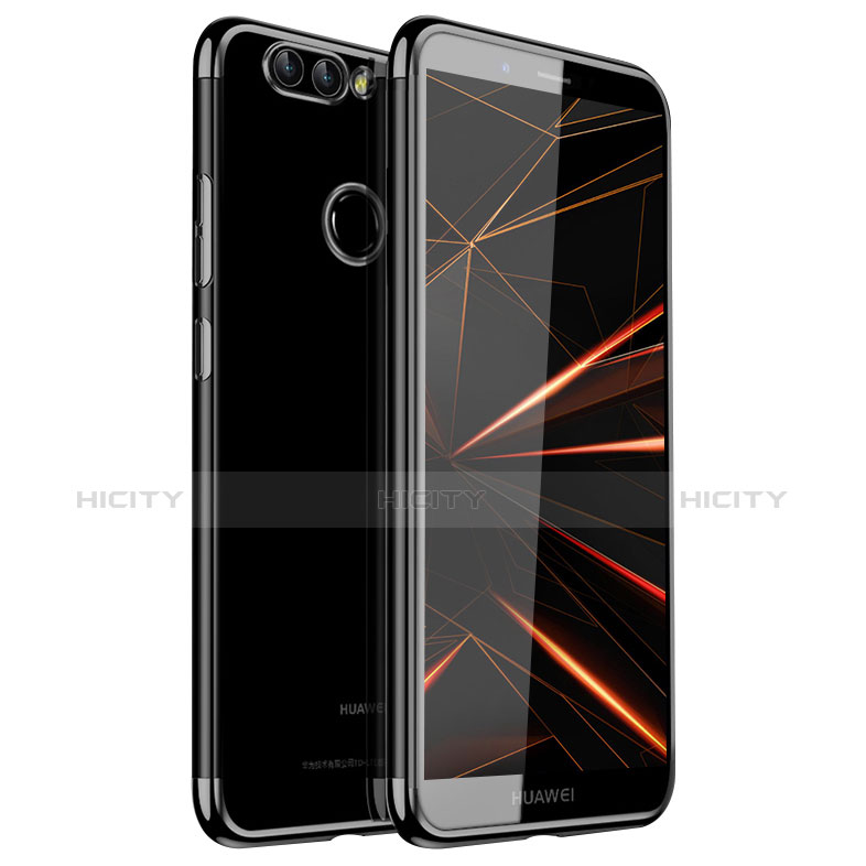Funda Silicona Ultrafina Carcasa Transparente H01 para Huawei Nova 2 Plus Negro