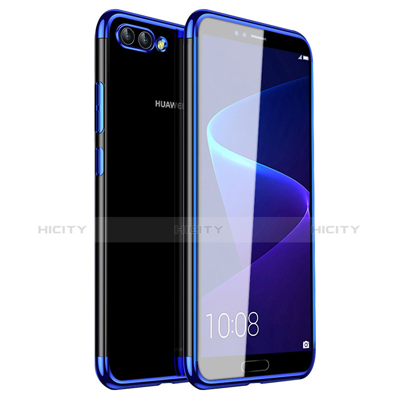 Funda Silicona Ultrafina Carcasa Transparente H01 para Huawei Nova 2S Azul