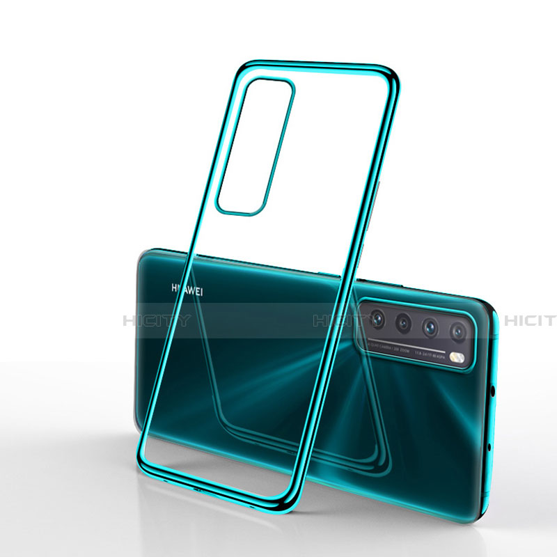Funda Silicona Ultrafina Carcasa Transparente H01 para Huawei Nova 7 5G Verde