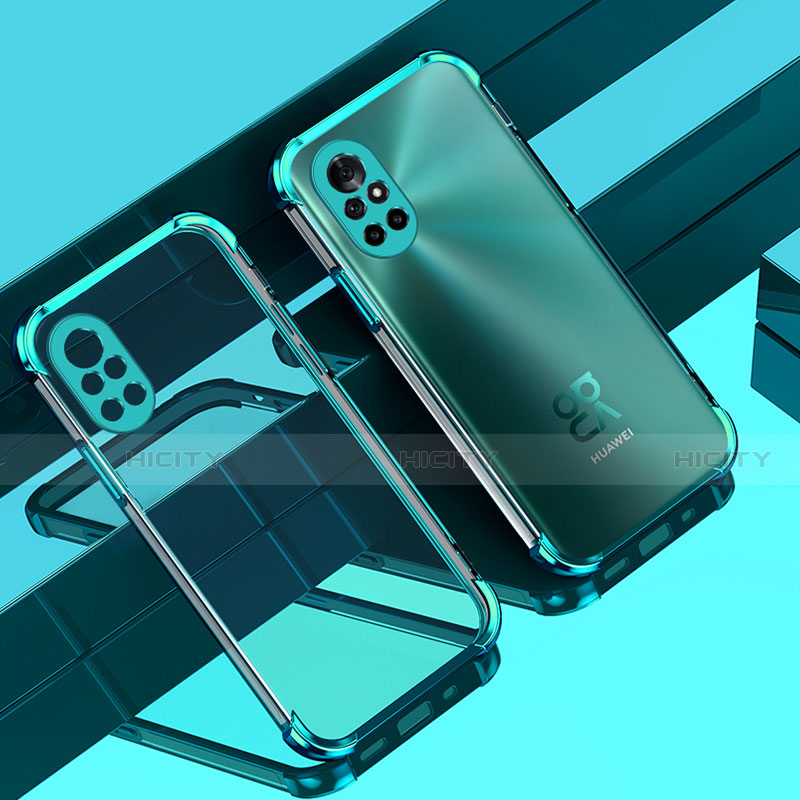 Funda Silicona Ultrafina Carcasa Transparente H01 para Huawei Nova 8 5G Verde