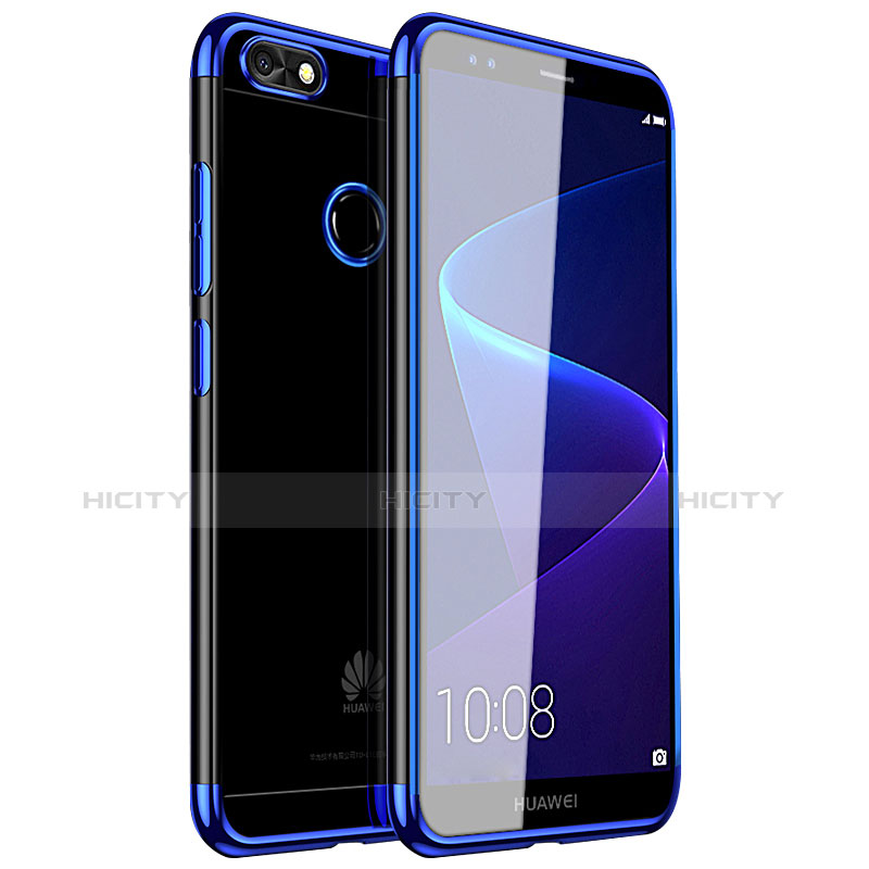 Funda Silicona Ultrafina Carcasa Transparente H01 para Huawei P9 Lite Mini Azul