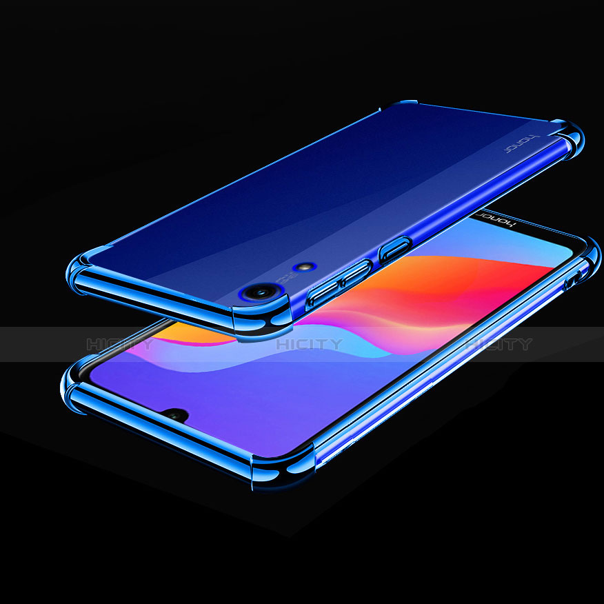 Funda Silicona Ultrafina Carcasa Transparente H01 para Huawei Y6 Prime (2019) Azul