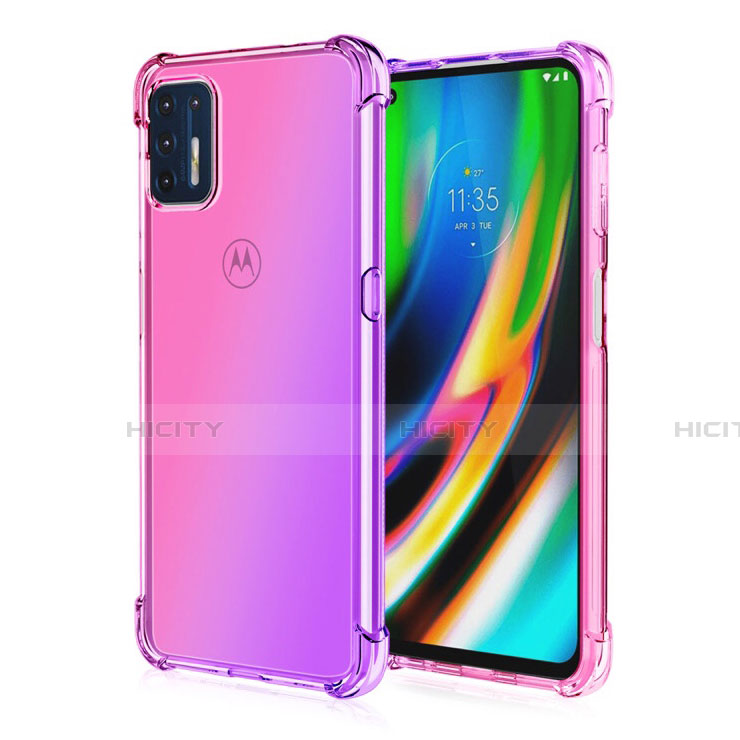 Funda Silicona Ultrafina Carcasa Transparente H01 para Motorola Moto G9 Plus