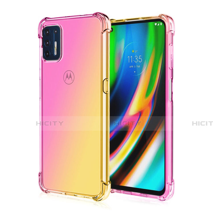 Funda Silicona Ultrafina Carcasa Transparente H01 para Motorola Moto G9 Plus