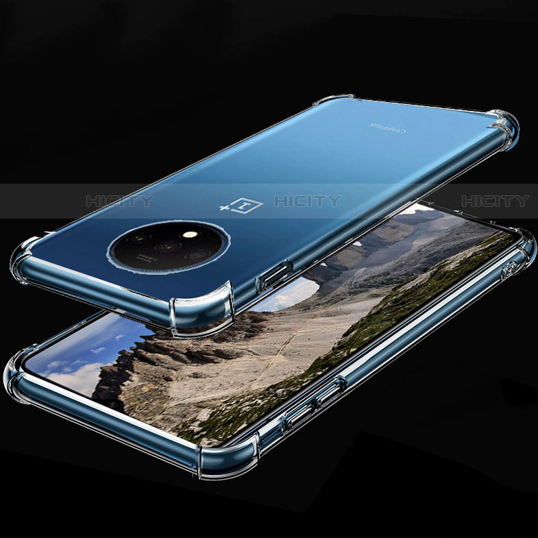Funda Silicona Ultrafina Carcasa Transparente H01 para OnePlus 7T