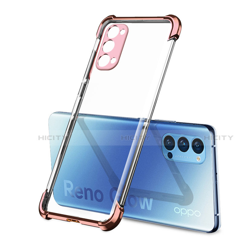 Funda Silicona Ultrafina Carcasa Transparente H01 para Oppo Reno4 Pro 5G