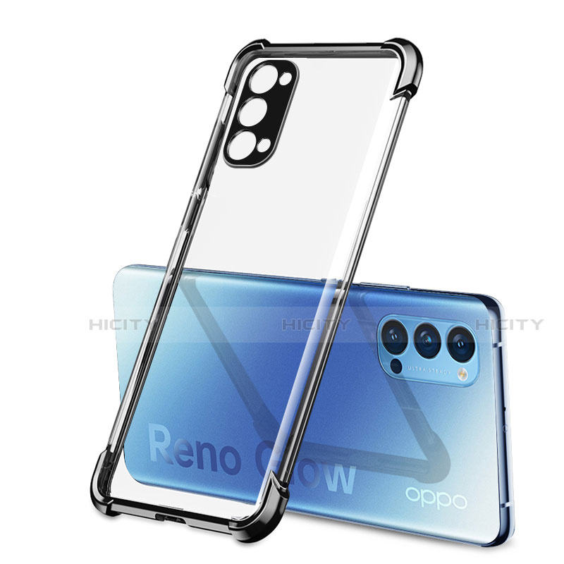 Funda Silicona Ultrafina Carcasa Transparente H01 para Oppo Reno4 Pro 5G