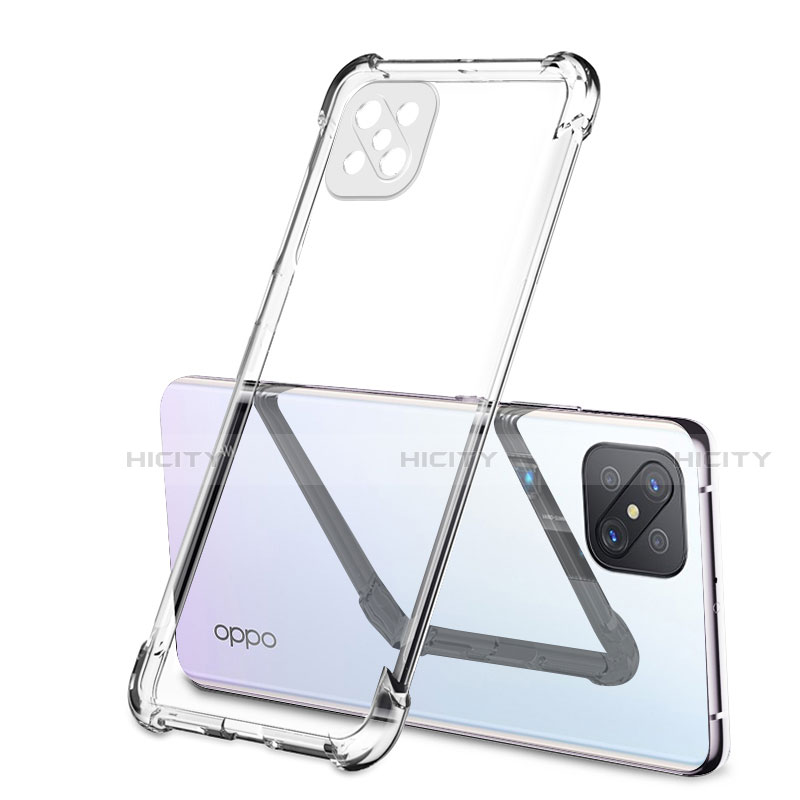 Funda Silicona Ultrafina Carcasa Transparente H01 para Oppo Reno4 Z 5G