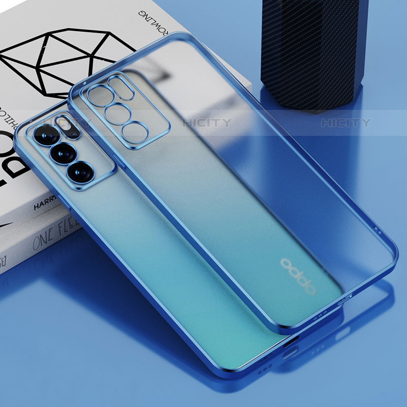 Funda Silicona Ultrafina Carcasa Transparente H01 para Oppo Reno6 5G