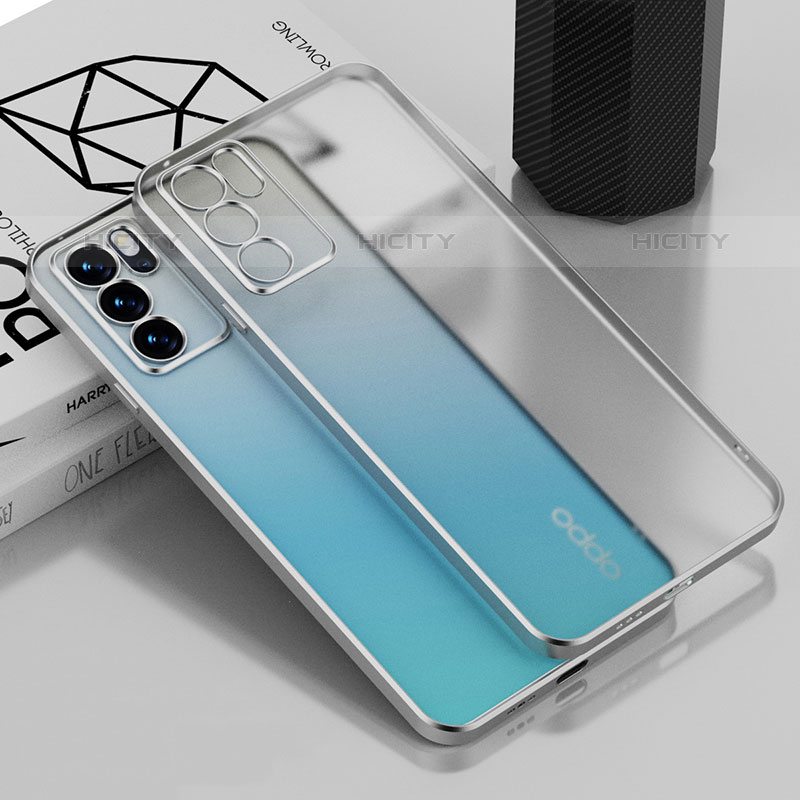 Funda Silicona Ultrafina Carcasa Transparente H01 para Oppo Reno6 Pro 5G India