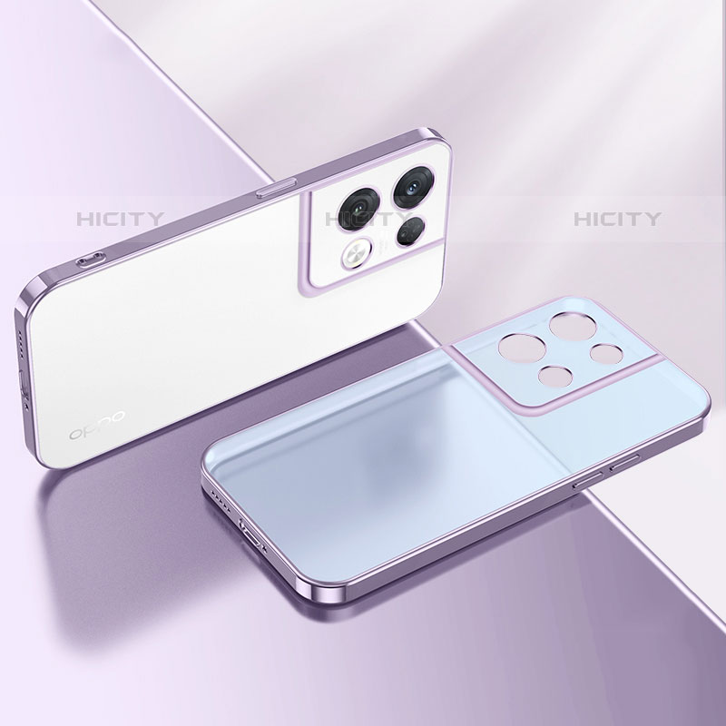 Funda Silicona Ultrafina Carcasa Transparente H01 para Oppo Reno8 Pro 5G