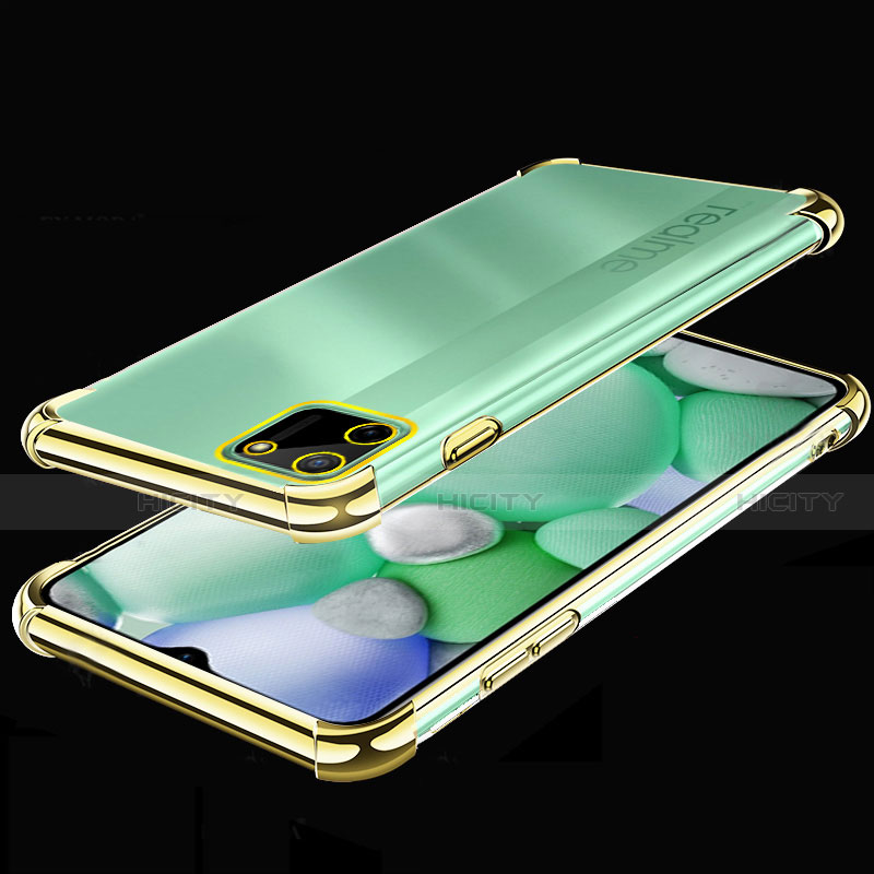 Funda Silicona Ultrafina Carcasa Transparente H01 para Realme C11 Oro