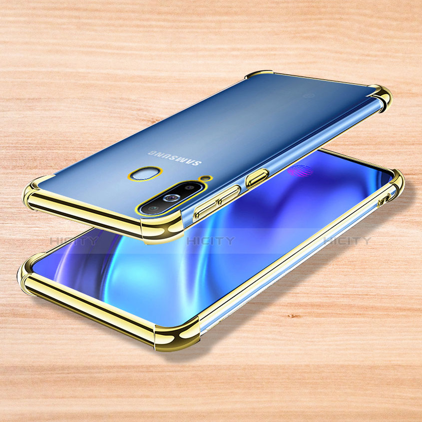 Funda Silicona Ultrafina Carcasa Transparente H01 para Samsung Galaxy A8s SM-G8870 Oro