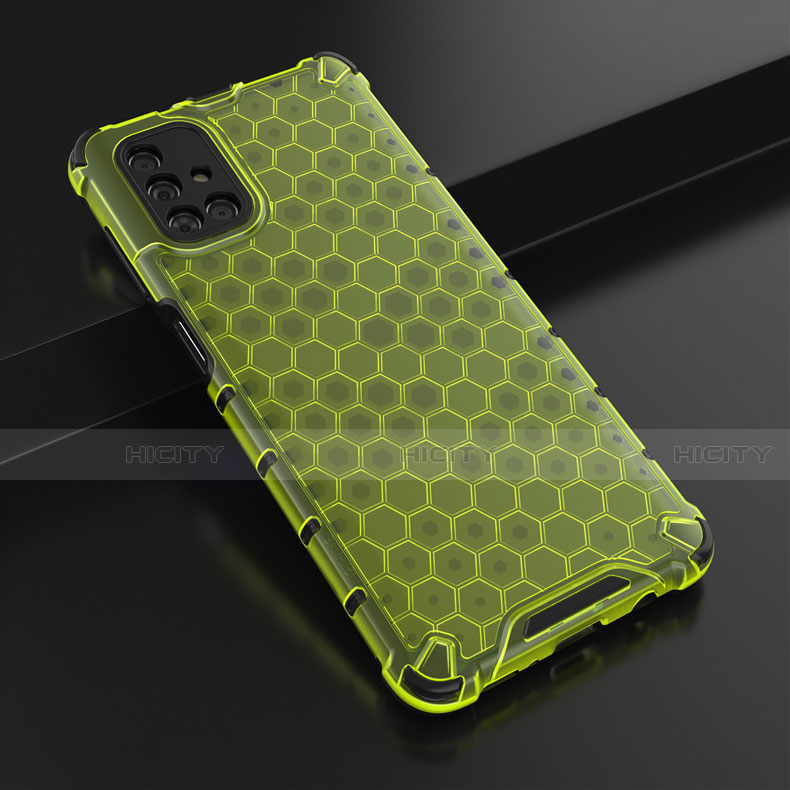 Funda Silicona Ultrafina Carcasa Transparente H01 para Samsung Galaxy M51 Verde