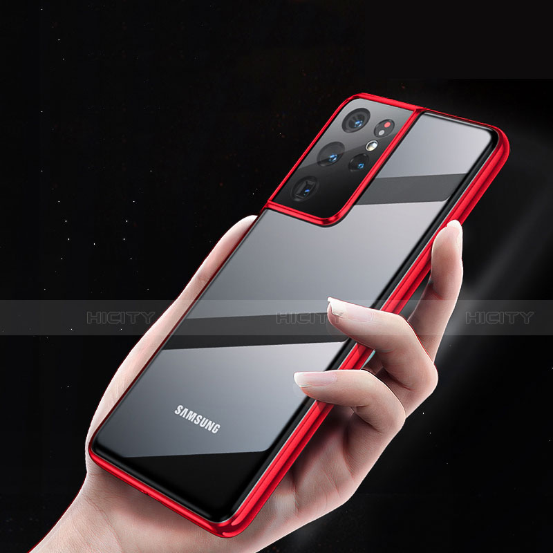Funda Silicona Ultrafina Carcasa Transparente H01 para Samsung Galaxy S21 Ultra 5G