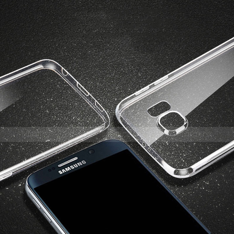 Funda Silicona Ultrafina Carcasa Transparente H01 para Samsung Galaxy S6 Duos SM-G920F G9200