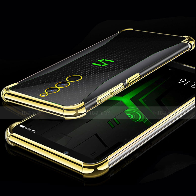 Funda Silicona Ultrafina Carcasa Transparente H01 para Xiaomi Black Shark Helo Oro