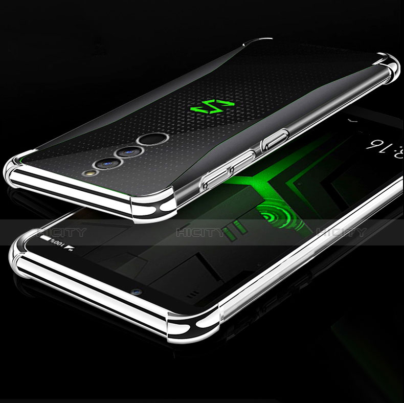 Funda Silicona Ultrafina Carcasa Transparente H01 para Xiaomi Black Shark Helo Plata