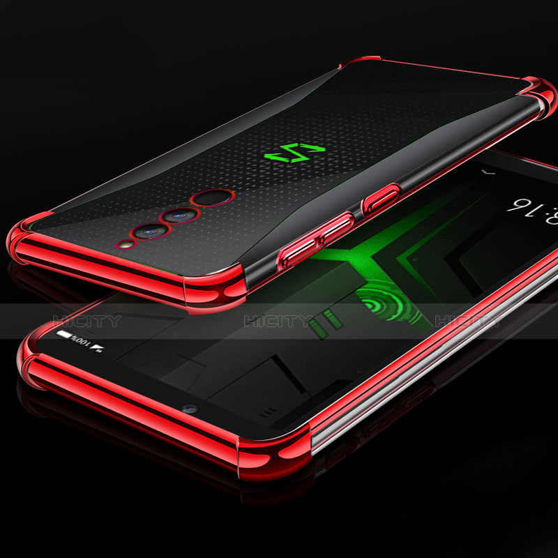 Funda Silicona Ultrafina Carcasa Transparente H01 para Xiaomi Black Shark Helo Rojo