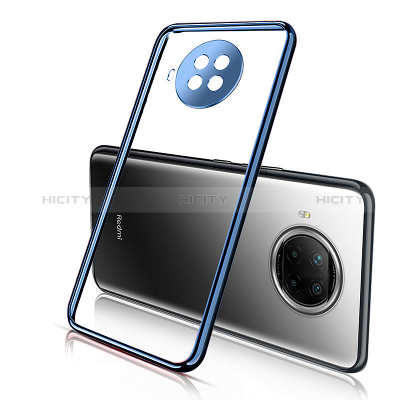 Funda Silicona Ultrafina Carcasa Transparente H01 para Xiaomi Mi 10T Lite 5G Azul