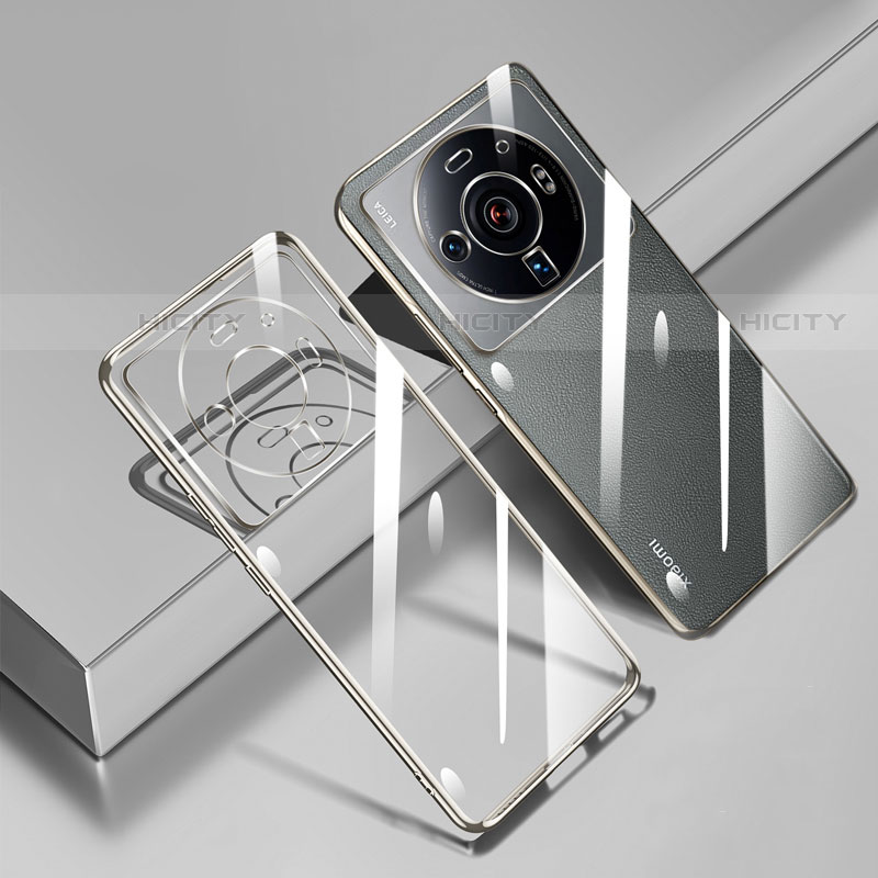 Funda Silicona Ultrafina Carcasa Transparente H01 para Xiaomi Mi 12 Ultra 5G Plata
