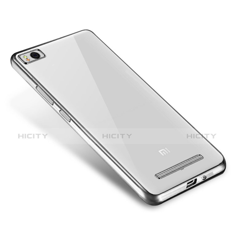 Funda Silicona Ultrafina Carcasa Transparente H01 para Xiaomi Mi 4i Plata